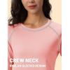 imageTACVASEN Womens Thermal Shirts Lightweight Fleece Lined Long Sleeve Winter Base Layer Undershirt for WorkoutLightpink