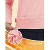 imageTACVASEN Womens Thermal Shirts Lightweight Fleece Lined Long Sleeve Winter Base Layer Undershirt for WorkoutLightpink