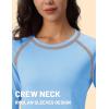 imageTACVASEN Womens Thermal Shirts Lightweight Fleece Lined Long Sleeve Winter Base Layer Undershirt for WorkoutLsblue