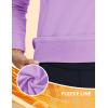 imageTACVASEN Womens Thermal Shirts Lightweight Fleece Lined Long Sleeve Winter Base Layer Undershirt for WorkoutLtpurple