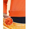 imageTACVASEN Womens Thermal Shirts Lightweight Fleece Lined Long Sleeve Winter Base Layer Undershirt for WorkoutOrange