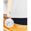 imageTACVASEN Womens Thermal Shirts Lightweight Fleece Lined Long Sleeve Winter Base Layer Undershirt for WorkoutWhite