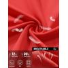 imageTACVASEN Womens UPF 80 UV Shirts Long Sleeve Workout Sun Shirt Outdoor Gym Hiking Tops Breathable LightweightTomato Red