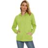 imageTACVASEN Womens Zip Up Hoodies Lightweight French Terry FullZip Hooded Sweatshirt With PocketsOlive Green
