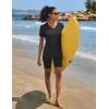 imageTACVASEN Workout Tops for Women UPF 50 Sun Protection VNeck T Shirts Short Sleeve Quick Dry Athletic Running ShirtsBlack
