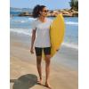 imageTACVASEN Workout Tops for Women UPF 50 Sun Protection VNeck T Shirts Short Sleeve Quick Dry Athletic Running ShirtsLight Gray