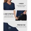 imageTACVASEN Workout Tops for Women UPF 50 Sun Protection VNeck T Shirts Short Sleeve Quick Dry Athletic Running ShirtsNavy