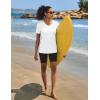 imageTACVASEN Workout Tops for Women UPF 50 Sun Protection VNeck T Shirts Short Sleeve Quick Dry Athletic Running ShirtsWhite