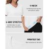 imageTACVASEN Workout Tops for Women UPF 50 Sun Protection VNeck T Shirts Short Sleeve Quick Dry Athletic Running ShirtsWhite