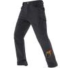 imageTACVASEN Mens Winter Work Pants Fleece Lined Tactical Snow Ski Pant Waterproof Insulated Cargo Hiking Trousers 9 PocketBlack