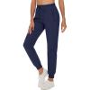 imageTACVASEN Quick Dry Pants Women Athletic Workout Joggers Lightweight Training Cycling Pants Sports Running Sweatpants Navy