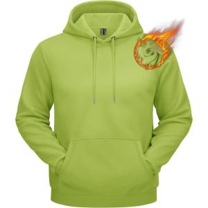 imageTACVASEN Mens Athletic Hoodies Fleece Lined Sweatshirt Pullover Soft Casual Hooded Sweatshirt with PocketOlive Green