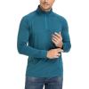 imageTACVASEN Mens 14 Zip Shirts Long Sleeves Lightweight Sun Protection UPF 50 Tops Running Workout GolfPblue