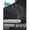 imageTACVASEN Mens Lightweight Softshell Jacket Fleece Lined Waterproof Tactical Rain Zip Up Winter Coat Windbreaker Casual01black