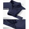 imageTACVASEN Mens Lightweight Softshell Jacket Fleece Lined Waterproof Tactical Rain Zip Up Winter Coat Windbreaker Casual02navy