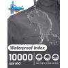 imageTACVASEN Mens Lightweight Softshell Jacket Fleece Lined Waterproof Tactical Rain Zip Up Winter Coat Windbreaker Casual03dark Grey