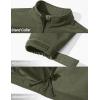 imageTACVASEN Mens Lightweight Softshell Jacket Fleece Lined Waterproof Tactical Rain Zip Up Winter Coat Windbreaker Casual05army Green