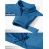 imageTACVASEN Mens Lightweight Softshell Jacket Fleece Lined Waterproof Tactical Rain Zip Up Winter Coat Windbreaker Casual08green Blue