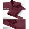 imageTACVASEN Mens Lightweight Softshell Jacket Fleece Lined Waterproof Tactical Rain Zip Up Winter Coat Windbreaker Casual10wine Red