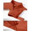 imageTACVASEN Mens Lightweight Softshell Jacket Fleece Lined Waterproof Tactical Rain Zip Up Winter Coat Windbreaker Casual11dark Orange