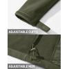 imageTACVASEN Mens Lightweight Softshell Jacket Waterproof Lightweight Fleece Lined Winter Coat with 4 Pockets WindbreakerArmygreen