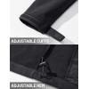 imageTACVASEN Mens Lightweight Softshell Jacket Waterproof Lightweight Fleece Lined Winter Coat with 4 Pockets WindbreakerBlack