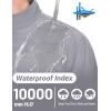 imageTACVASEN Mens Lightweight Softshell Jacket Waterproof Lightweight Fleece Lined Winter Coat with 4 Pockets WindbreakerLightgrey