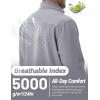 imageTACVASEN Mens Lightweight Softshell Jacket Waterproof Lightweight Fleece Lined Winter Coat with 4 Pockets WindbreakerLightgrey