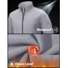 imageTACVASEN Mens Lightweight Softshell Jacket Waterproof Lightweight Fleece Lined Winter Coat with 4 Pockets WindbreakerLightgrey