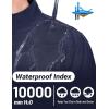 imageTACVASEN Mens Lightweight Softshell Jacket Waterproof Lightweight Fleece Lined Winter Coat with 4 Pockets WindbreakerNavy