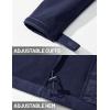 imageTACVASEN Mens Lightweight Softshell Jacket Waterproof Lightweight Fleece Lined Winter Coat with 4 Pockets WindbreakerNavy