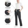 imageTACVASEN Womens Fleece Lined Sweatpants Winter Thermal Thick Sherpa Pants with Pockets Warm Cotton Athletic Lounge CasualDark Grey