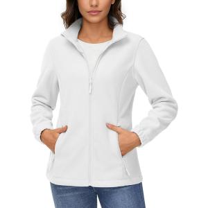 imageTACVASEN womens Women Fleece CoatWhite