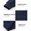 imageTACVASEN Mens Crewneck Sweatshirt Fleece Lined with Pocket Winter Warm Midweight Casual Long Sleeve Pullover SweatshirtNavy