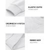 imageTACVASEN Mens Crewneck Sweatshirt Fleece Lined with Pocket Winter Warm Midweight Casual Long Sleeve Pullover SweatshirtWhite