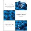 imageTACVASEN Mens Flannel Shirt Long Sleeve Plaid Shirts Cotton Lightweight Casual Button Down Work Shirt with 2 PocketsBright Blue