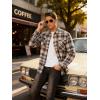 imageTACVASEN Mens Flannel Shirt Long Sleeve Plaid Shirts Cotton Lightweight Casual Button Down Work Shirt with 2 PocketsYellow