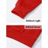 imageTACVASEN Mens Fleece Lined Track Athletic Jackets Lightweight Full Zip Collar Casual Coats for Running with PocketsTomato Red
