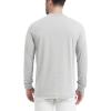 imageTACVASEN Mens Henley Shirts Long Sleeve Cotton Shirts for Travel Hiking Work Casual Regular FitBeige Hemp