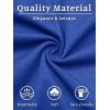 imageTACVASEN Mens Henley Shirts Long Sleeve Cotton Shirts for Travel Hiking Work Casual Regular FitColorful Blue