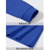 imageTACVASEN Mens Henley Shirts Long Sleeve Cotton Shirts for Travel Hiking Work Casual Regular FitColorful Blue