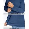 imageTACVASEN Mens Henley Shirts Long Sleeve Cotton Shirts for Travel Hiking Work Casual Regular FitDark Blue Hemp