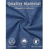 imageTACVASEN Mens Henley Shirts Long Sleeve Cotton Shirts for Travel Hiking Work Casual Regular FitGrey Blue Hemp