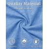 imageTACVASEN Mens Henley Shirts Long Sleeve Cotton Shirts for Travel Hiking Work Casual Regular FitLight Blue Hemp