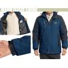 imageTACVASEN Mens Hiking Jacket Waterproof Raincoat Windproof Winter Outdoor Mountain Coat Navy M