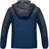 imageTACVASEN Mens Hiking Jacket Waterproof Raincoat Windproof Winter Outdoor Mountain Coat Navy M