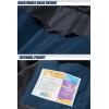 imageTACVASEN Mens Hiking Jacket Waterproof Raincoat Windproof Winter Outdoor Mountain Coat Navy M