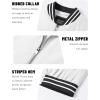 imageTACVASEN Mens Lightweight Jacket Casual Spring Fall Windbreaker Bomber Zip Up Coat With Pocket02white