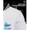 imageTACVASEN Mens Lightweight Jacket Casual Spring Fall Windbreaker Bomber Zip Up Coat With Pocket02white