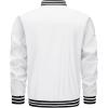 imageTACVASEN Mens Lightweight Jacket Casual Spring Fall Windbreaker Bomber Zip Up Coat With Pocket02white